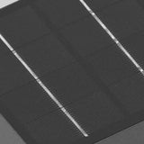 Baliza Exterior Solar LED de Diseño Moderno IP65 de Metal Negro para Jardín