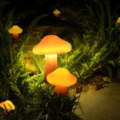Lámpara de Seta Solar LED Exterior Jardín de Diseño