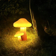 Lámpara de Seta Solar LED Exterior Jardín de Diseño