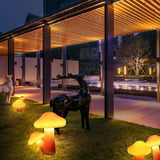 Lámpara de Seta Solar LED Exterior Jardín de Diseño