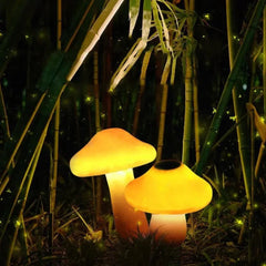 Lámpara de Seta Solar LED Exterior Jardín de Diseño