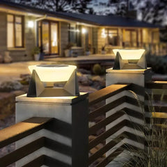 Sobremuro Exterior LED Solar de Diseño Moderno sin Cables IP65 para Terraza
