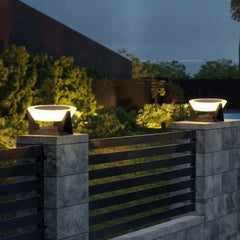 Sobremuro Exterior LED Solar de Diseño Moderno sin Cables IP65 para Terraza