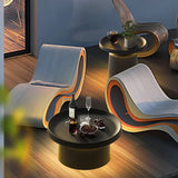 Lámpara de Pie para Terraza Exterior LED Solar IP65 Diseño Moderno Negra