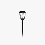 Lámpara de Estaca para Jardín Solar LED de Vidrio Tipo Farol