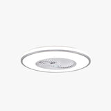 Ventilador de techo con luz moderno diseño circular sencillo