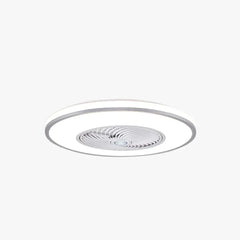 Ventilador de techo con luz moderno diseño circular sencillo
