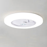 Ventilador de techo con luz moderno diseño circular sencillo