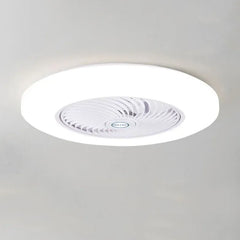 Ventilador de techo con luz moderno diseño circular sencillo