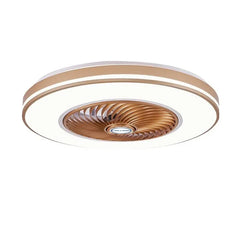 Ventilador de techo con luz moderno diseño circular sencillo