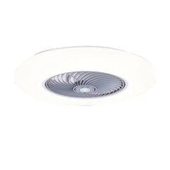 Ventilador de techo con luz moderno diseño circular sencillo