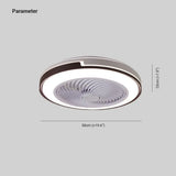 Ventilador de techo plafon led estilo nórdico minimalista
