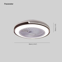 Ventilador de techo plafon led estilo nórdico minimalista