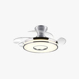 Plafon LED techo ventilador diseño circular para salón moderno