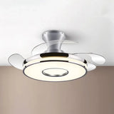 Plafon LED techo ventilador diseño circular para salón moderno