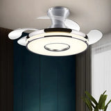 Plafon LED techo ventilador diseño circular para salón moderno