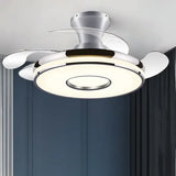 Plafon LED techo ventilador diseño circular para salón moderno