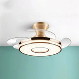 Plafon LED techo ventilador diseño circular para salón moderno