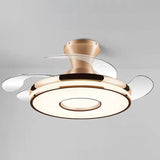 Plafon LED techo ventilador diseño circular para salón moderno