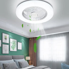 Plafon led ventilador de techo para dormitorio moderno