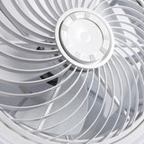 Ventilador de techo redondo con luz led moderno silencioso y con temporizador para dormitorio
