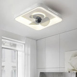 Ventilador plafon led diseño rectangular y colorido