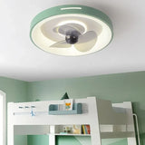 Ventilador plafon led diseño rectangular y colorido