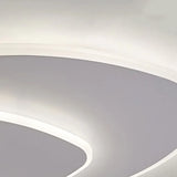 Plafón triangular de diseño moderno con LED blanco para dormitorio