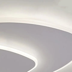 Plafón moderno de techo blanco regulable con luz suave para dormitorio