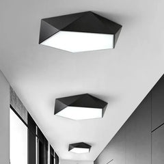 Lampara para techo bajo diseño hexagonal para salón