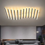 Lamparas de Techo Modernas LED Diseño Lineal Creativo Regulable Salon