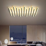 Lamparas de Techo Modernas LED Diseño Lineal Creativo Regulable Salon