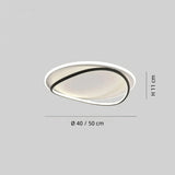 Lámpara de techo de diseño moderno LED regulable para dormitorio