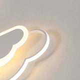 Lámpara de techo infantil nube moderna LED con luz suave para dormitorio