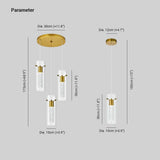 Lamparas cristal colgantes diseño moderno para comedor elegante