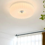 Lamparas para sala de techo bajo diseño circular estilo crema