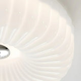 Lamparas para sala de techo bajo diseño circular estilo crema