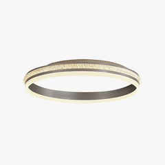 Luces pasillo techo diseño circular y lujoso