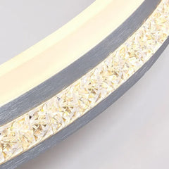 Luces pasillo techo diseño circular y lujoso