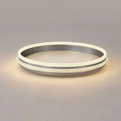 Luces pasillo techo diseño circular y lujoso