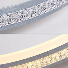 Luces pasillo techo diseño circular y lujoso