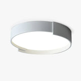Lamparas techo redondas LED diseño blanco para dormitorio