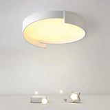Lamparas techo redondas LED diseño blanco para dormitorio