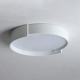 Lamparas techo redondas LED diseño blanco para dormitorio