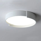 Lamparas techo redondas LED diseño blanco para dormitorio