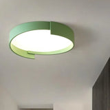 Lamparas techo redondas LED diseño blanco para dormitorio