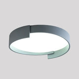 Lamparas techo redondas LED diseño blanco para dormitorio