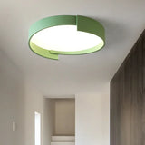 Lamparas techo redondas LED diseño blanco para dormitorio