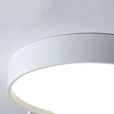 Lamparas techo redondas LED diseño blanco para dormitorio
