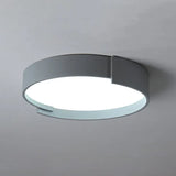 Lamparas techo redondas LED diseño blanco para dormitorio